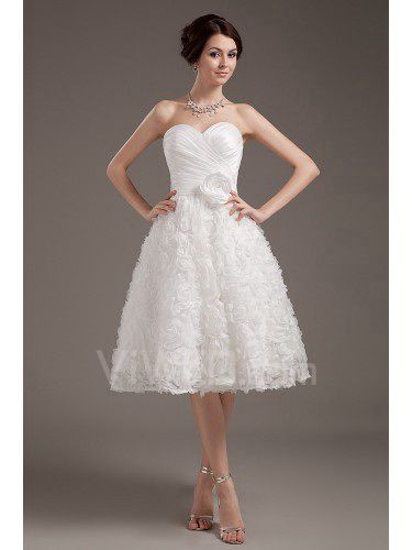 Атласная милая чай длиной бальное платье свадебное платье