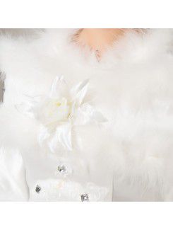 Satin Jewel Floor Length Ball Gown Wedding Dress with Crystal