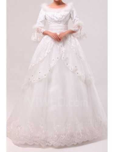 Шнурок с-плечо длина пола бальное платье свадебное платье с блестками
