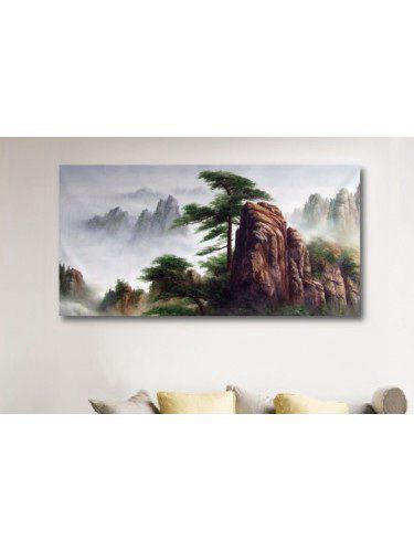 Krajobraz , ręcznie malowany obraz olejny z rozciągniętej ramki-40 " x 24 "