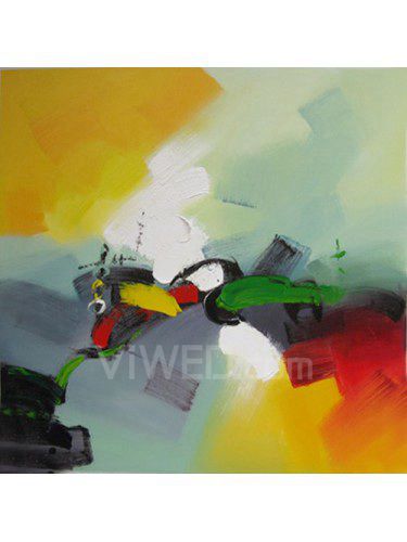 Met de hand geschilderde abstracte olieverf met gestrekte frame-20 " x 20 "