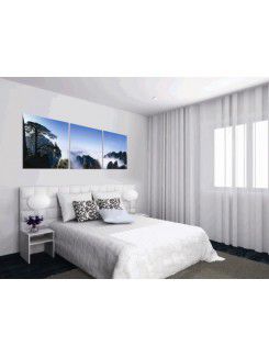 Printed Landscape Canvas Art with Stretched Frame-set of 3