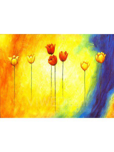 Printed Abstract Canvas Art with Stretched Frame
