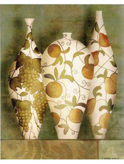 Ceramica stampato arte tela con telaio allungato