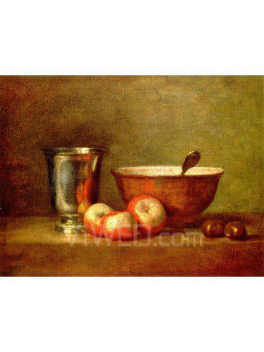 Still Life Printed Canvas Art with Stretched Frame