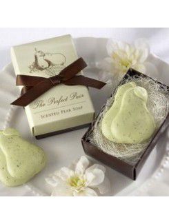 "The Perfect Pair" Pear Shaped Scented Soap Wedding Favor