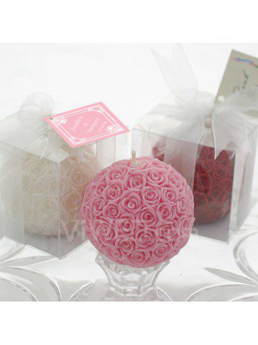 Love Roses Ball Candle