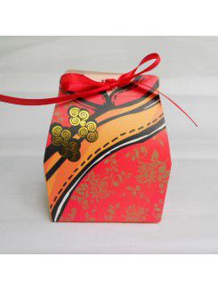 Chinese Qipao Favor Box (Set of 12)