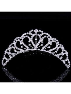 Smukke legering og rhinestiones bryllup tiara