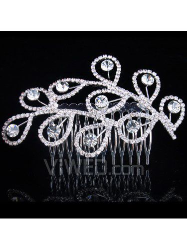 Beauitful Alloy and Rhinestiones Bridal Headpiece (More Colors Available)