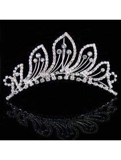 Beauitful Alloy and Rhinestiones Wedding Bridal Headpiece