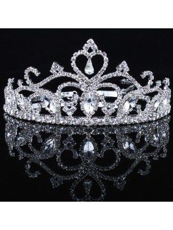Beauitful zircons ja strassit häät morsiamen tiara