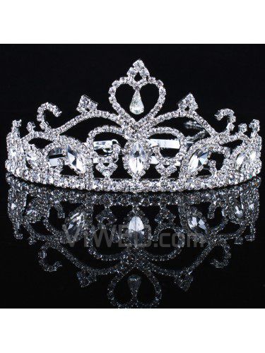 Beauitful zircons ja strassit häät morsiamen tiara