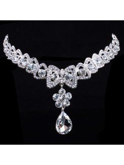 Gorgeous Alloy with Rhinestones Wedding Bridal Headpiece (Two Colors Available)