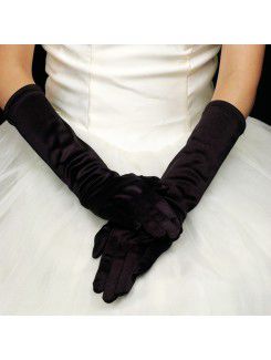 Перчатки без пальцев свадебный 004