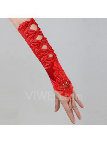 Guantes nupciales fingerless 005