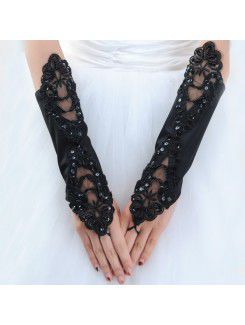 Guantes nupciales fingerless 015