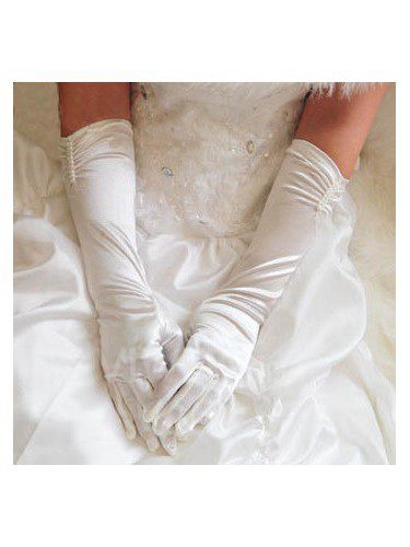 Свадебные перчатки пальцев 029