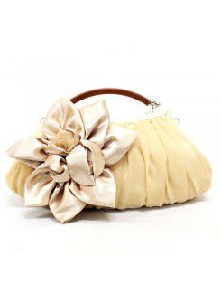 Satin Lily Evening Handbag H-8662
