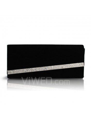 Velvet Evening or OL Handbag with Diamonds H-6508