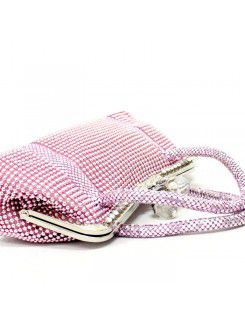 Satin OL or Evening Handbag/Clutche with Sequins H-302