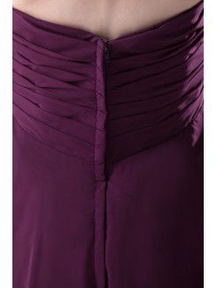 Taffeta Strapless Sheath Knee-Length Embroidered Cocktail Dress