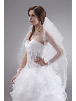 Organza Sweetheart Sweep Train Ball Gown Wedding Dress