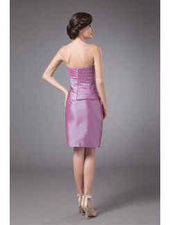 Taffeta Sweetheart Knee-Length Sheath Mother Of The Bride Dress with Jacket