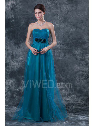 Tulle Sweetheart Floor Length Column Mother Of The Bride Dress and Jacket