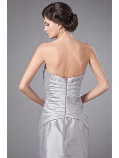 Taffeta Sweetheart Knee-length Sheath Mother Of The Bride Dress with Ruffle and Jacket