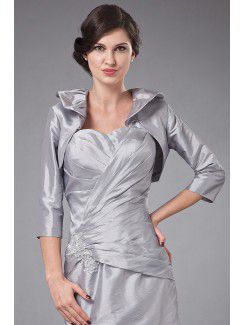 Taffeta Sweetheart Knee-length Sheath Mother Of The Bride Dress with Ruffle and Jacket