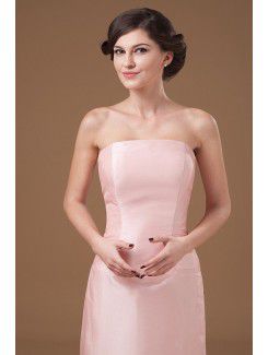 Chiffon Strapless Sweep Train Sheath Mother Of The Bride Dress with Ruffle and Jacket