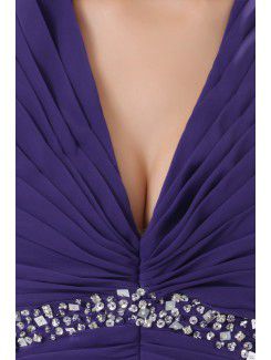 Chiffon Halter Short Sheath Cocktail Dress with Sequins