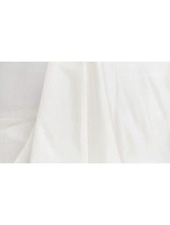 Satin Halter Chapel Train Empire Wedding Dress with Crystal