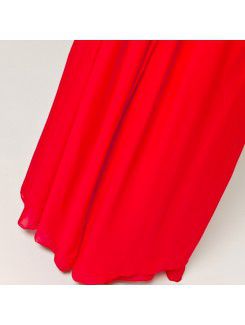 Chiffon Spaghetti Floor Length Column Evening Dress with Sequins