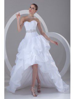 Органзы милая sweep поезд-линии вышитые свадебное платье