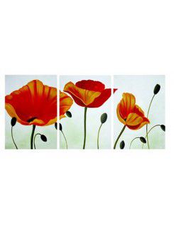 Abstract Hand-painted Oil Painting with Stretched Frame-Set of 3