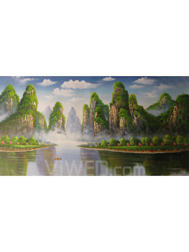 Landscape Hand-painted Oil Painting with Stretched Frame-40" x 24"