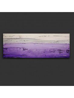 Handgeschilderde boom olieverf met gestrekte frame-16 " x 32 "