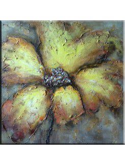 Hand-painted Flower Oil Painting with Stretched Frame-20" x 24"