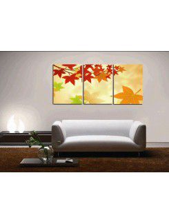 Abstract Printed Canvas Art with Stretched Frame-set of 3