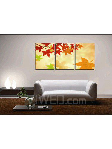 Abstract geprint canvas kunst met gestrekte frame-set van 3