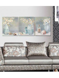 Printed Abstract Canvas Art with Stretched Frame-set of 3