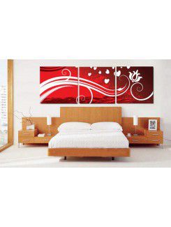 Abstract Printed Canvas Art with Stretched Frame-set of 3