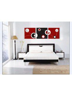 Abstract Printed Canvas Art with Stretched Frame-set of 3