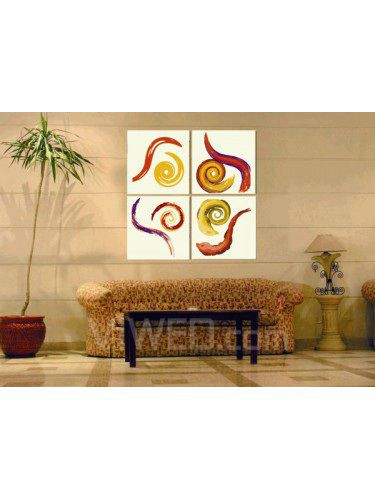 Printed Abstract Canvas Art with Stretched Frame-set of 3