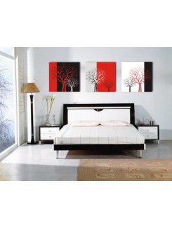 Printed Abstract Canvas Art with Stretched Frame-set of 3