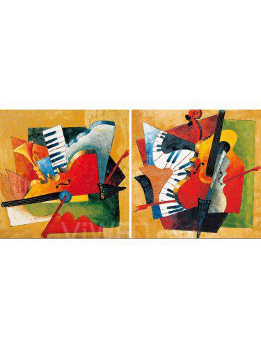 Printed Abstract Canvas Art with Stretched Frame