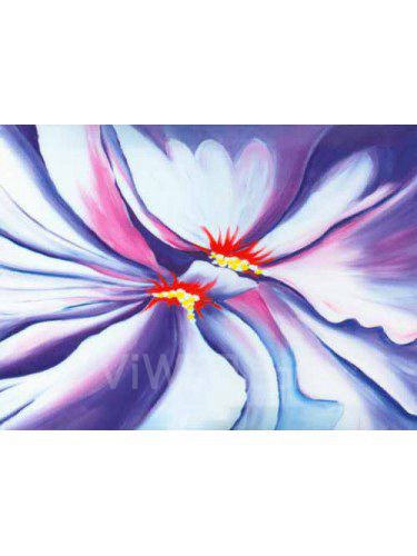 Printed Flower Canvas Art with Stretched Frame