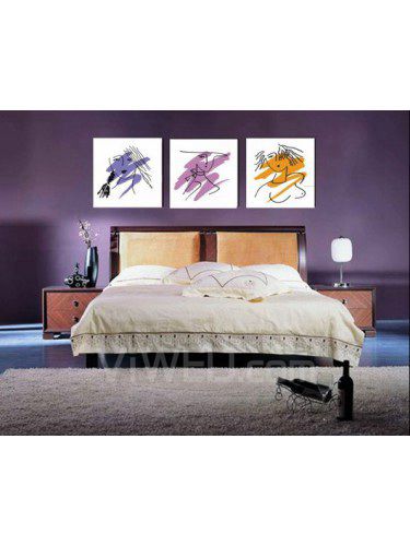 Flower Printed Canvas Art with Stretched Frame